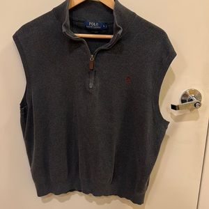 Used Polo by Ralph Lauren Men’s L dark grey vest